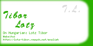 tibor lotz business card